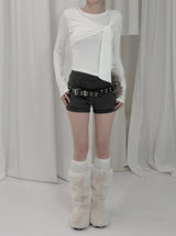 Active Washing Studded Shorts