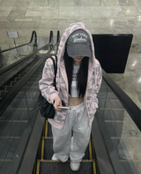 Lovely Hip Hood Zip-up