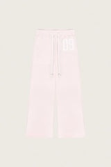 09 Numbering straight pants, Pink