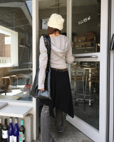 Betty low boots cut pants