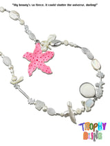 Natural Pearl Crystal Flower Necklace