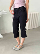 Mood slim denim capri pants(2color)