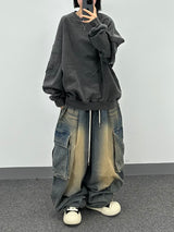 western cargo balloon pants