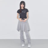 エターナルスタッドTシャツ (BLACK) F25QB101