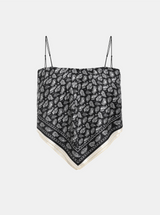 Neria Paisley Bandana Top