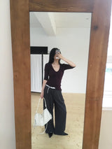 Mood Pintuck Slacks