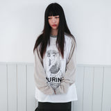 YURINA Raglan LS-T [White]