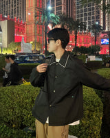Bruce piping collar jacket
