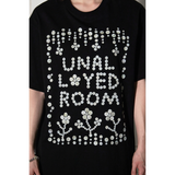 ボタンロゴTシャツ / BLACK