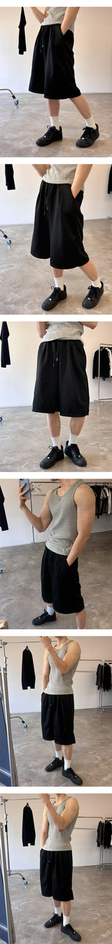 [Unisex] Bermuda sweat pants(2color)