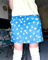 (2color) Daisy Cotton Mini Skirt