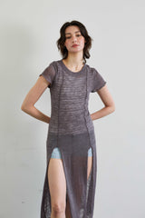 WITTY KNIT ONE-PIECE / MOCHA