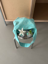 Portrait Wide Strap Shoulder Bag - Mint Soda
