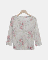 Isha Floral 7-Sleeve T-Shirt T-Shirt