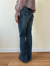 soft bootcut denim pants