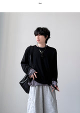 [1+1] クロップ レイヤード ロングスリーブ