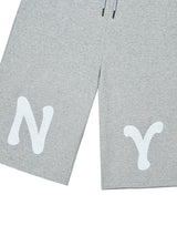 NY アップリケカプリパンツ NAVY