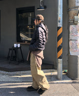 クルーウォッシュドバックアンダーポケットカーゴパンツ