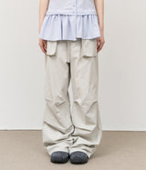 Red Fatigue Pocket Pants