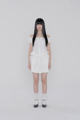 VOLUME NYLON WINDBREAKER - WHITE