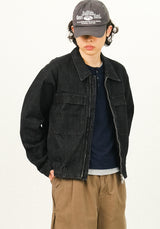 HIP Crop Pocket Denim Jacket
