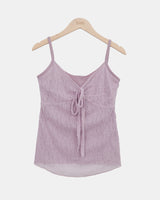 Toriz Lace Double-Layer Sleeveless Top
