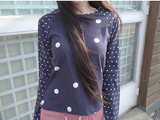 dot raglan tee