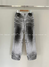 [UNISEX] Dirty Painting Wide Pants