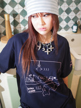 ゲームTシャツ (ネイビー)