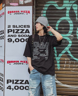 Estory レタリング半袖Tシャツ