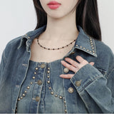 Elfo ball line necklace