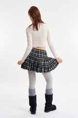 Mila fuzzy knit turtleneck top