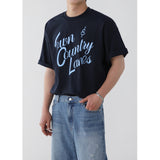 オーバフィットカントリーハイデンシティハーフTシャツ