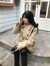 Innerf Wool Half Coat (3 colors)