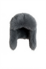 Soft Black Fur Earflap Hat