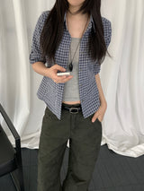 Lecca Rolled-up Check Shirt