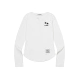 アリーナ ボタン ロングスリーブ Tシャツ(4COLOR)