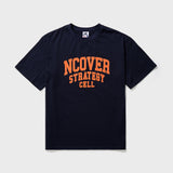ストラテジーロゴTシャツ-ネイビー