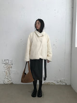 Le Hairi Half-Neck Quilted Coat (2 Colors)