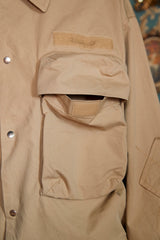 POCKET ARGYLE SHORT JACKET / BEIGE