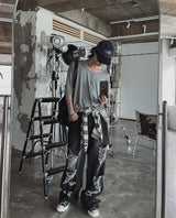 ロイディオーバーUネックショートスリーブTシャツ