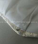 Glossy Two-Way Cropped Short Padded Jacket