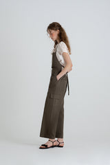 Dot button blouse_ivory