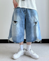 Labon Track Bermuda Denim Pants