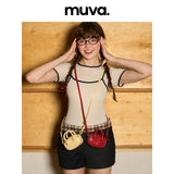 muva.ウィムジー キュート ミニ イヤホンシェイプ クロスボディバッグ