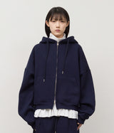 エリッククロップドジップパーカー
