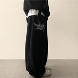 ロゼスターエンブロイダリーストリングワイドパンツ