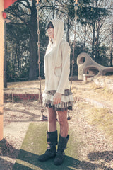 Togging hoodie zip-up (Beige)