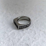 Crimson Triple Stone Ring