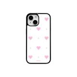 トゥインクルハートグロッシーガラスバンパーケース (pink)